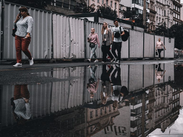 Street photo in Václavské nám, Czechia by Liburek Nyvltu
