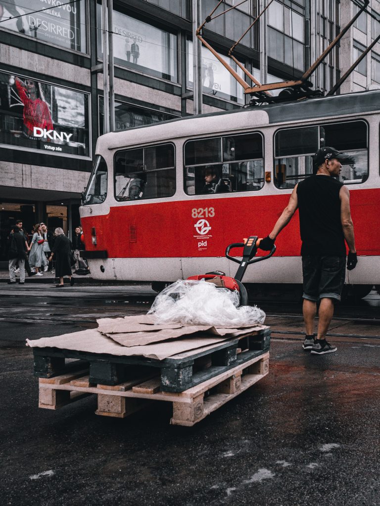 Street photo in Václavské nám, Czechia by Liburek Nyvltu