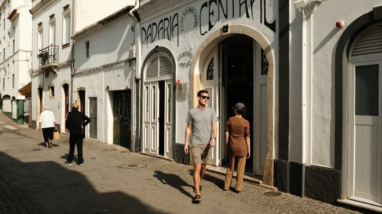 Street photo in Lagos, Portugal by Samual Shears