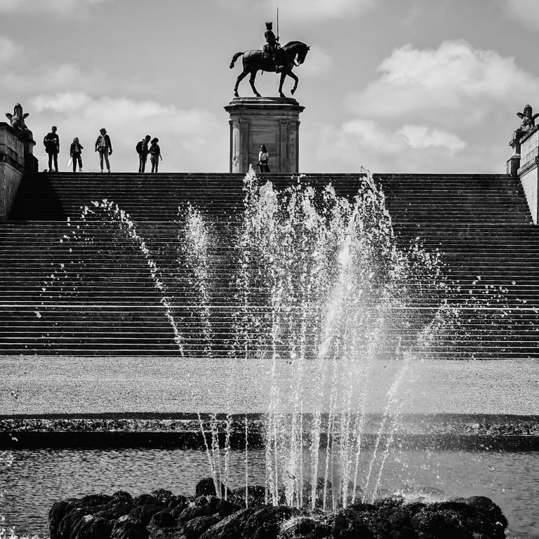 Street photo in Chantilly, France by Romeo Tomescu