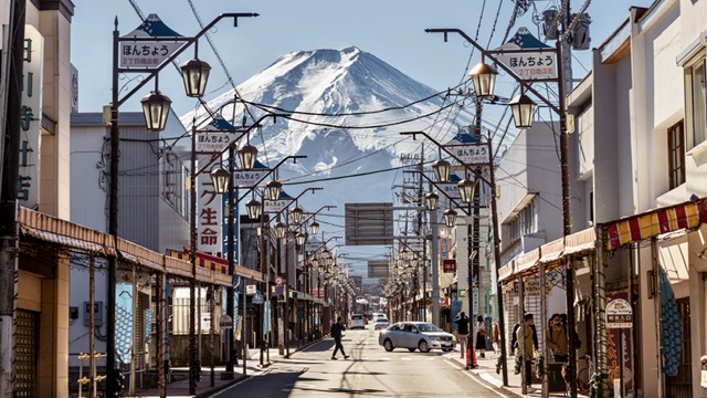 Street photo in Fujiyoshida, Japan by Nicholas Smith