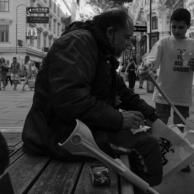 Street photo in Vienna, Austria by Marcus Olsson