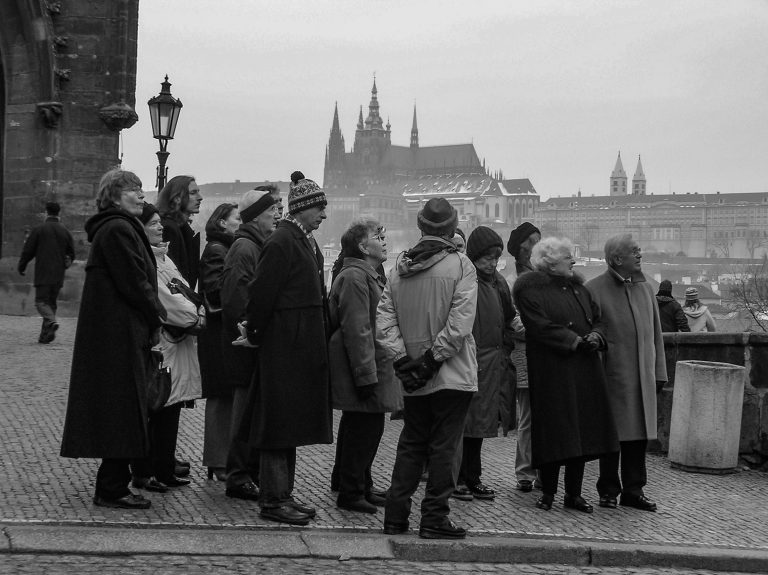 Street photo in Prague, Czechia by Marco Da Ros