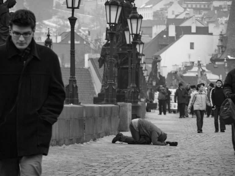 Street photo in Prague, Czechia by Marco Da Ros