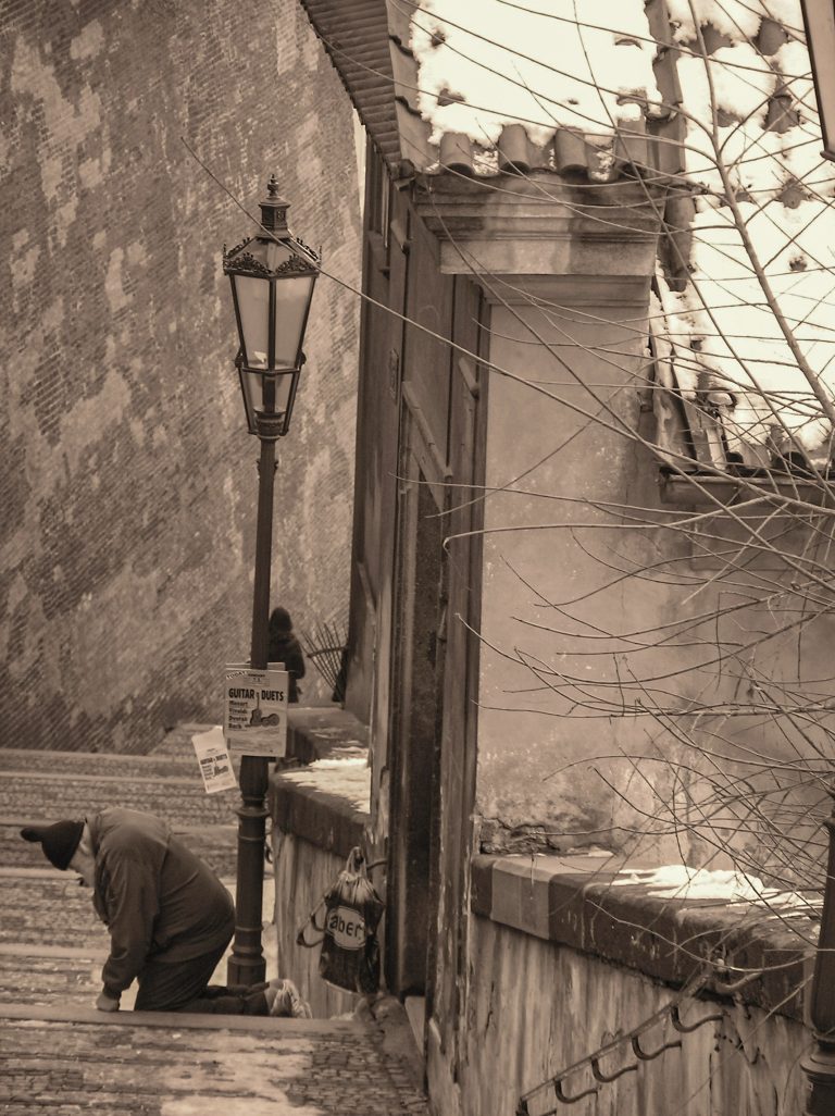 Street photo in Prague, Czechia by Marco Da Ros