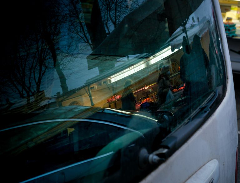 Street photo in Lavaur, France by Sean Mason