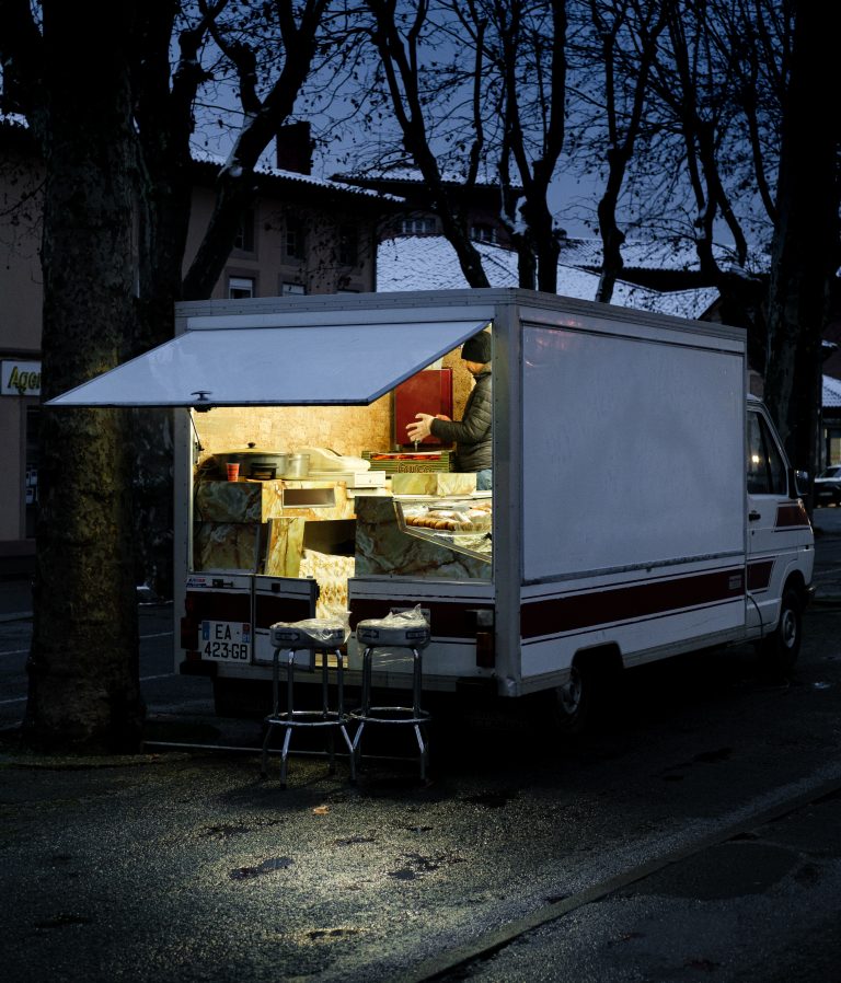 Street photo in Lavaur, France by Sean Mason