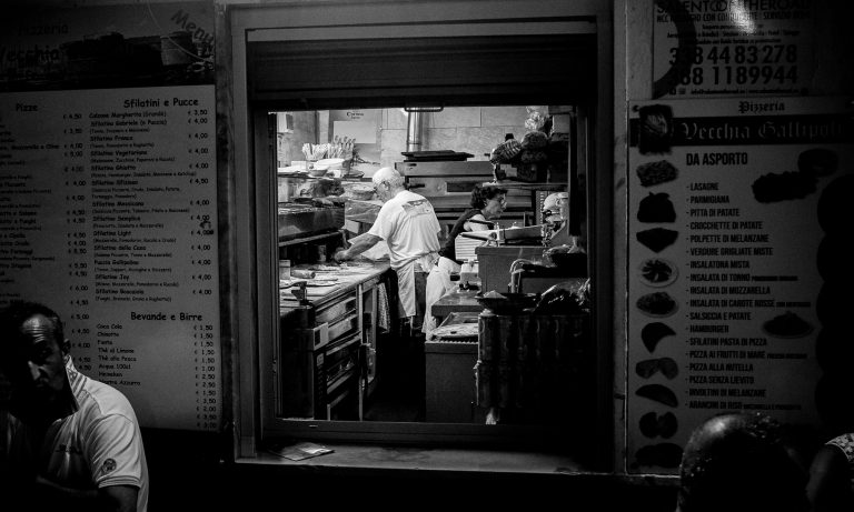Street photo in Gallipoli, Italy by Graham Waywell