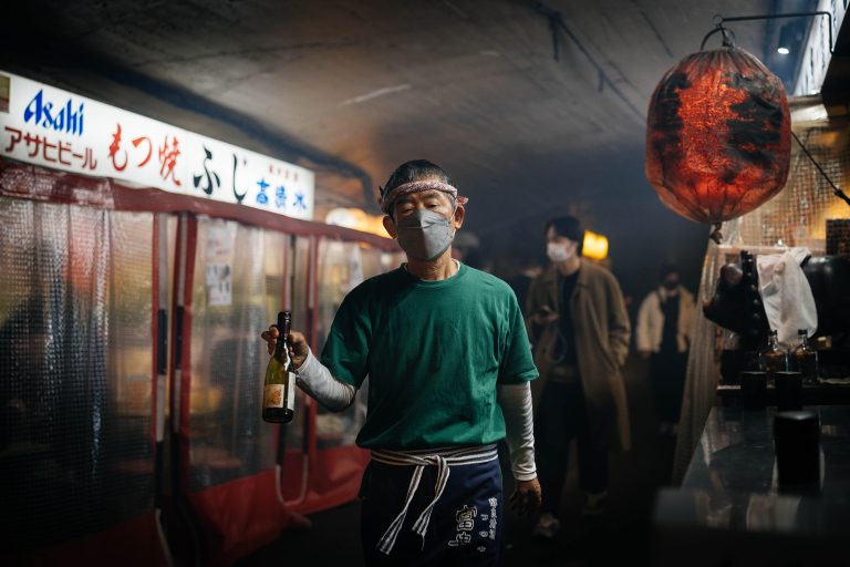 Street photo in Tokyo, Japan by Lyndon Grant