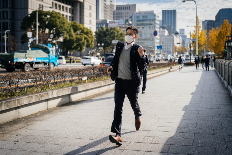 Street photo in Osaka, Japan by Lyndon Grant