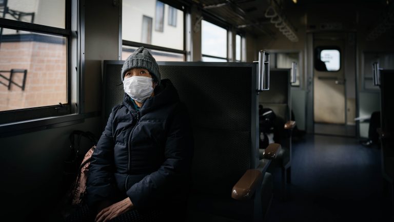 Street photo in Aomori, Japan by Lyndon Grant