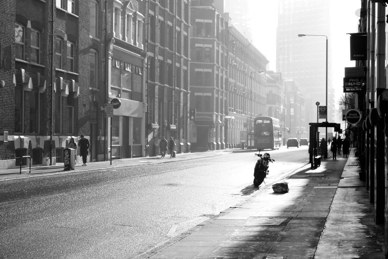 Street photo in East London, United Kingdom by Terry Whitworth
