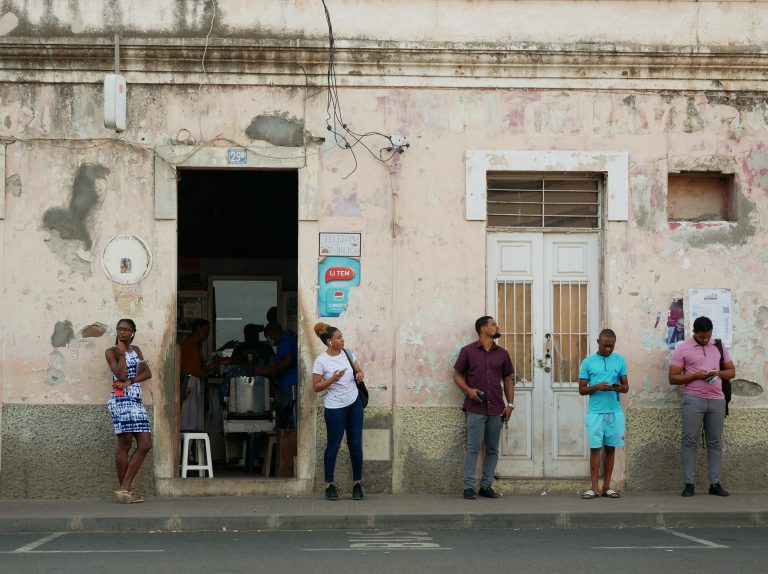 Street photo in Praia, Cabo Verde by Pierre Guy