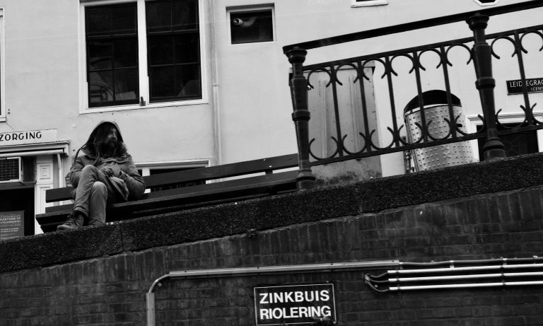 Street photo in Amsterdam, Netherlands by David Sheppard