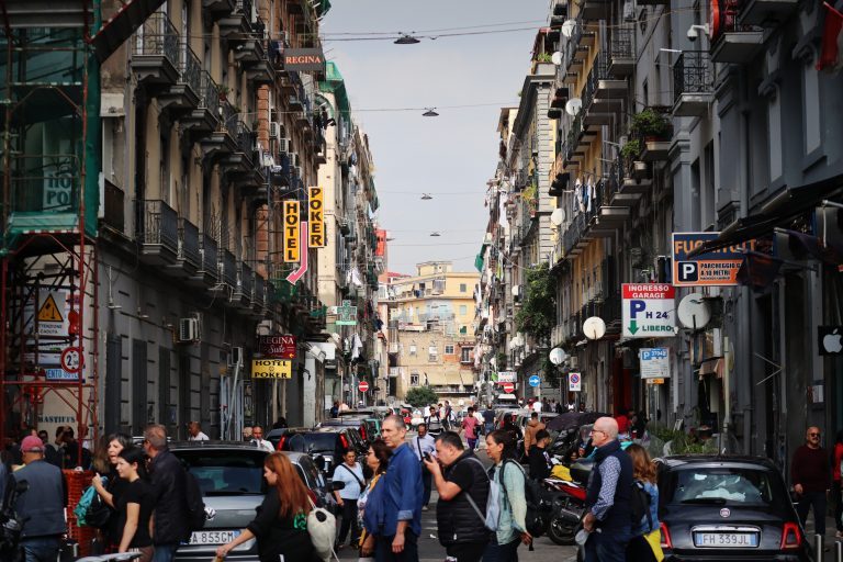 Street photo in Naples, Italy by Ella Dillon
