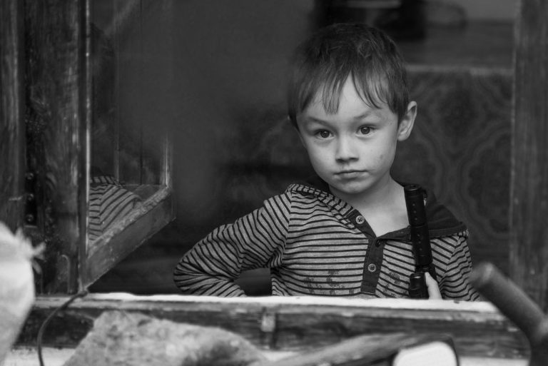 A little soldier boy