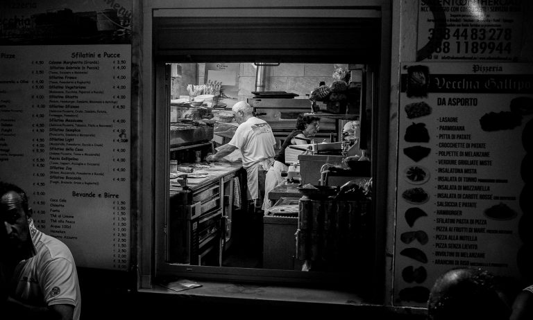 Street photo in Gallipoli, Italy by Graham Waywell