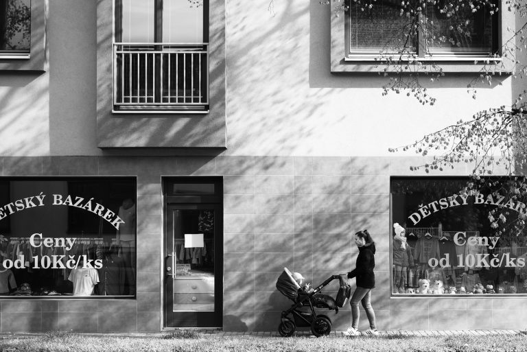 Street photo in Hodonín, Czechia by Andrea Vyorálková
