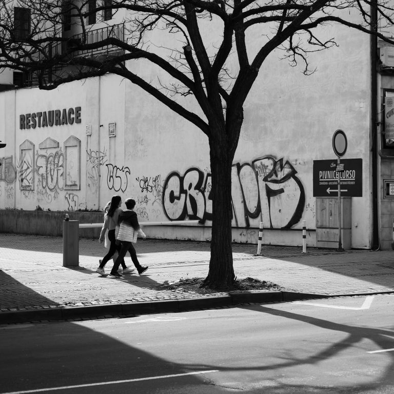 Street photo in Hodonín, Czechia by Andrea Vyorálková