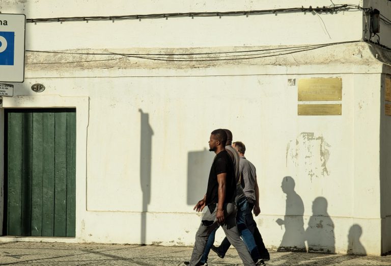 Street photo in Vila Real de Santo António, Portugal by Mary Carron