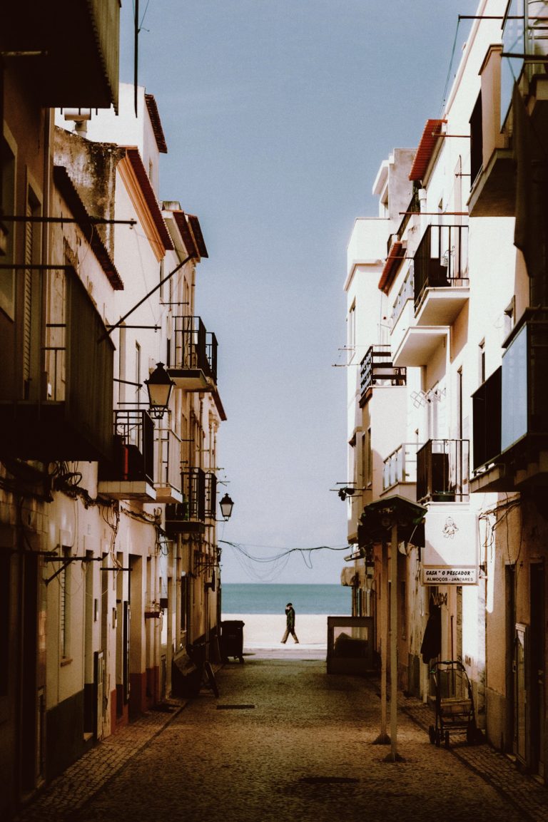 Street photo in Nazaré, Portugal by Pedro Diniz