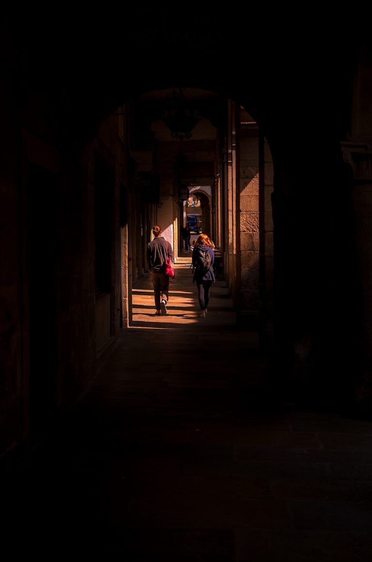 Street photo in Santiago de Compostela, Spain by Lee Tanner