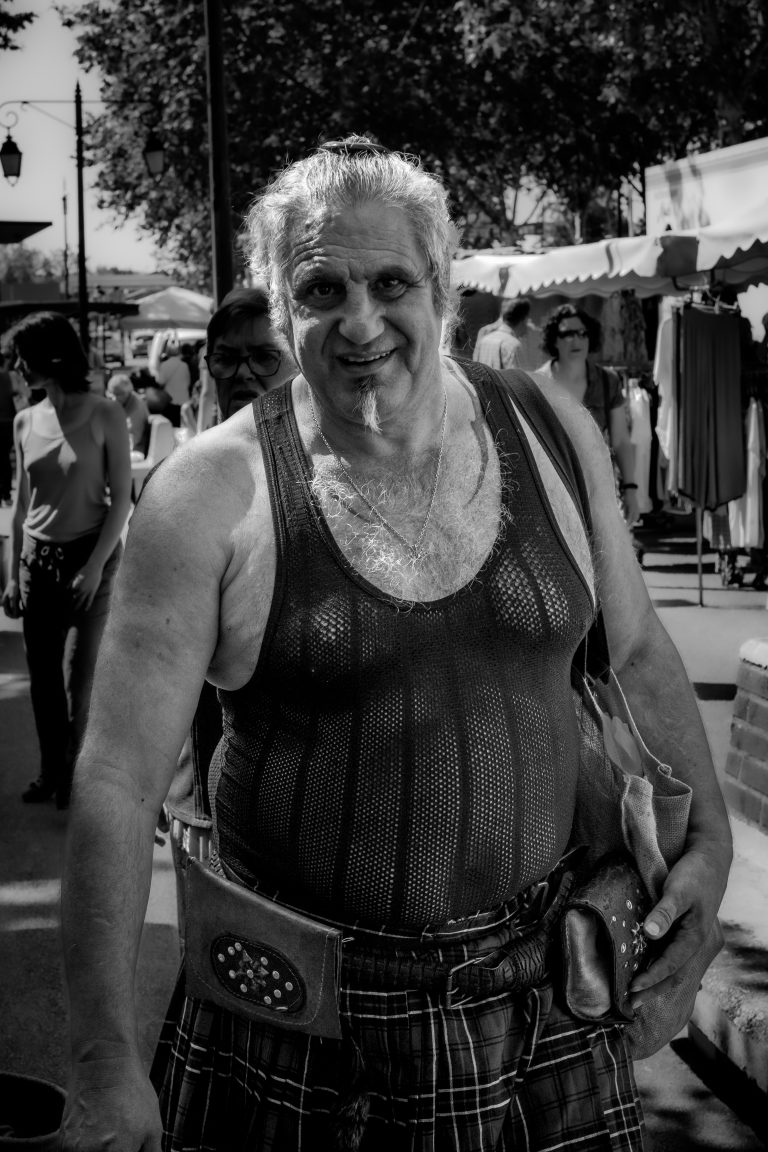 Street photo in Lavaur, France by Sean Mason