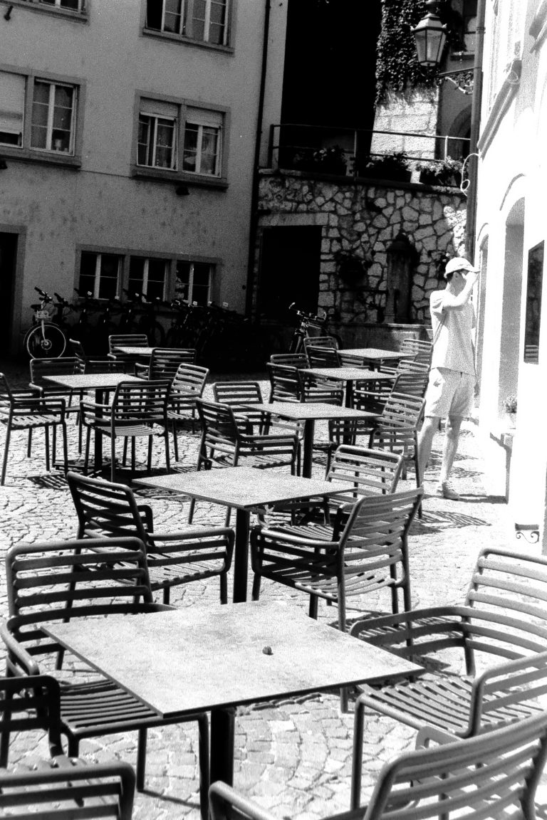 Street photo in Baden, Switzerland by Bertrand Roessli