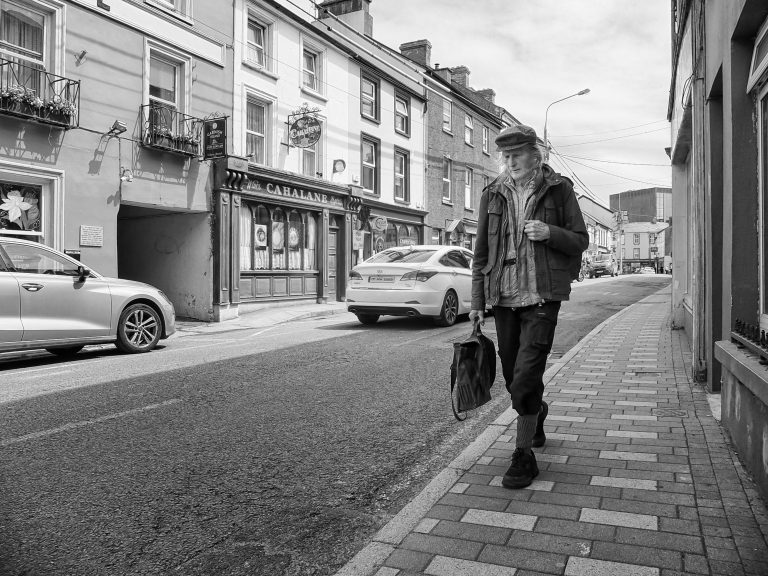 Street photo in Lurriga, Ireland by John Hall