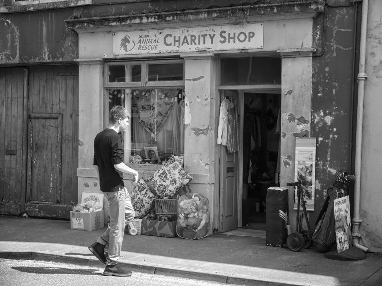 Street photo in Lurriga, Ireland by John Hall