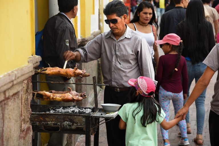 Street photo in Quito, Ecuador by Anthony Fines