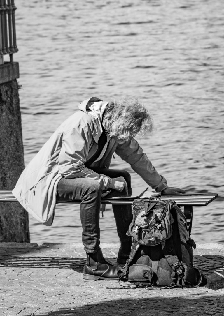 Street photo in Bellagio, Italy by Mike Matthews