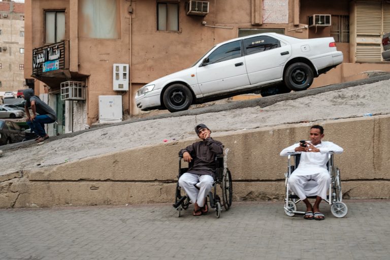 Street photo in Mecca, Saudi Arabia by Omar Allehyani