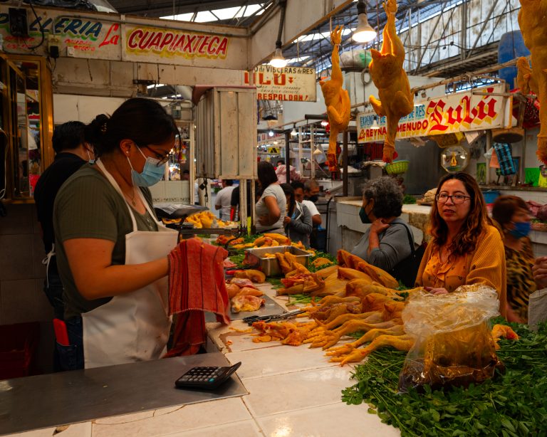 Street photo in Puebla, Mexico by Anthony Fines