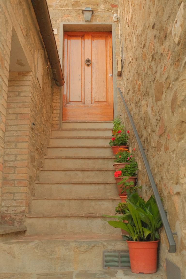 Street photo in Montalcino, Italy by kevin mccoy