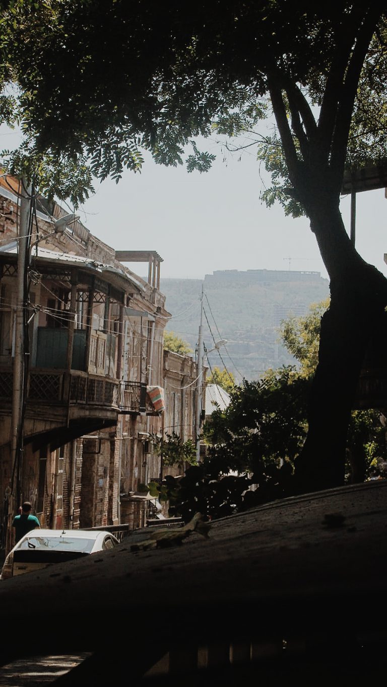 Street photo in Tbilisi City, Georgia by Nikhat Mamedov