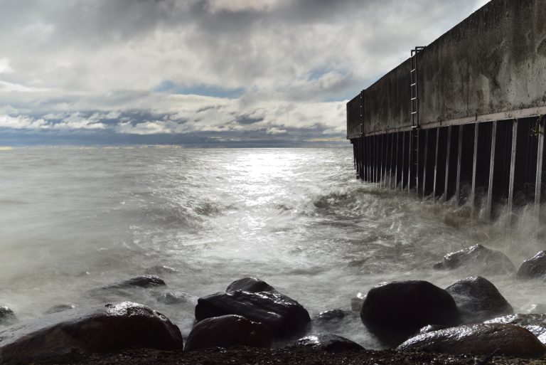 Street photo in Gimli, Canada by Mike Carter