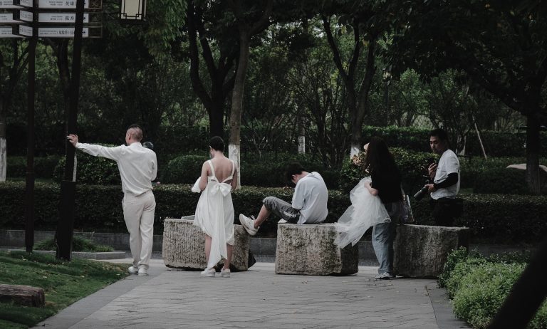 Street photo in Jiaxing, China by Veit Kwok