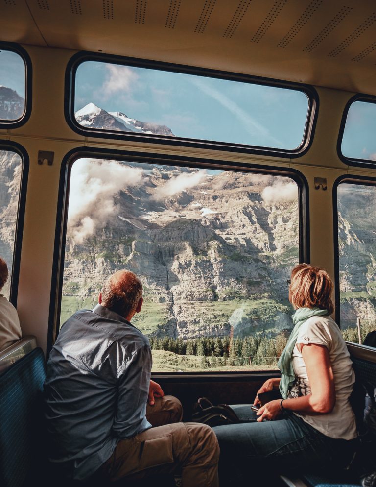 Street photo in Lauterbrunnen, Switzerland by In-Hoo Choi