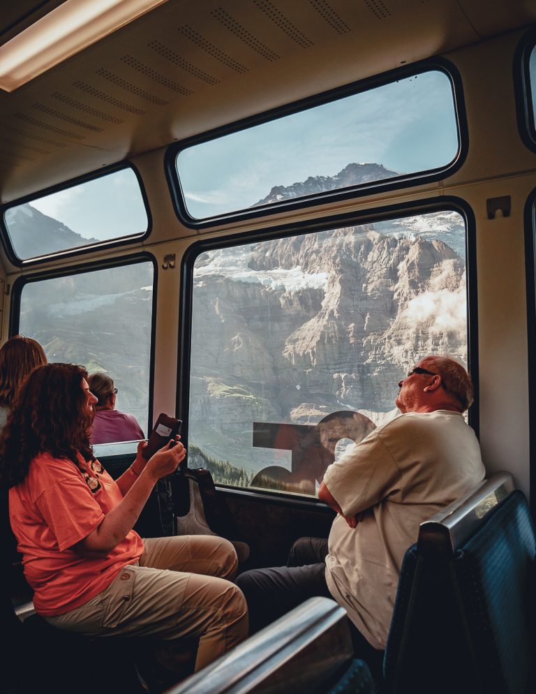 Street photo in Lauterbrunnen, Switzerland by In-Hoo Choi
