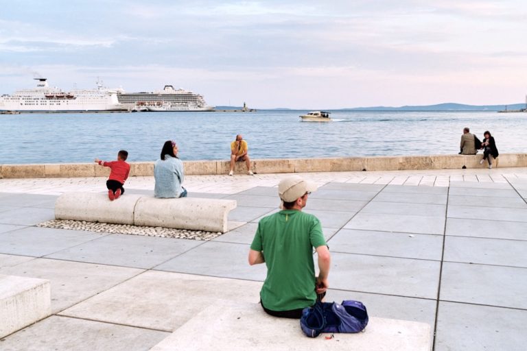 Street photo in Split, Croatia by Lucian Dandea