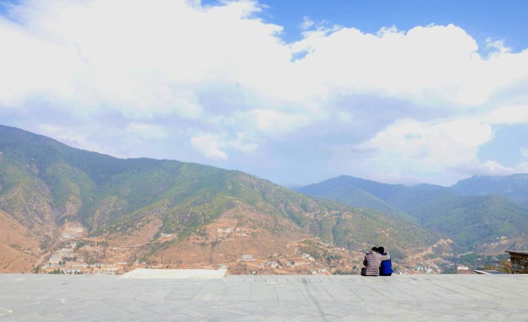 Street photo in Thimphu, Bhutan by Nik TAN