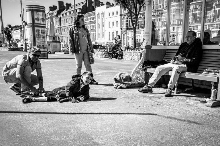 Street photo in Weymouth, United Kingdom by Michael Steptoe