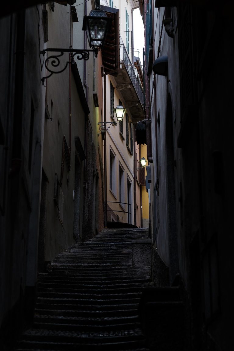 Street photo in Bellagio, Italy by Rupert Marlow