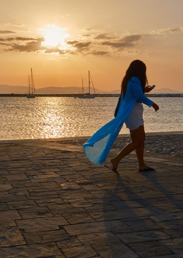 Street photo in Naxos, Greece by John Lanagan