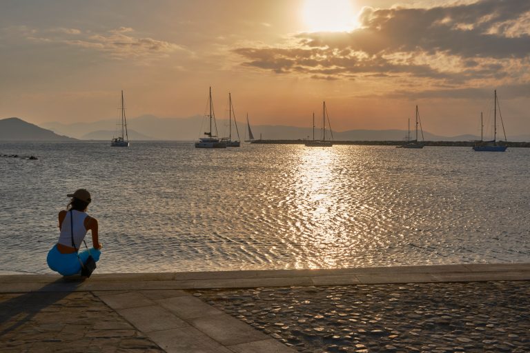 Street photo in Naxos, Greece by John Lanagan