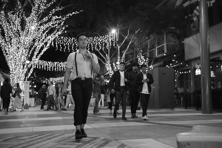 Street photo in Brisbane, Australia by Margaret Hamwood