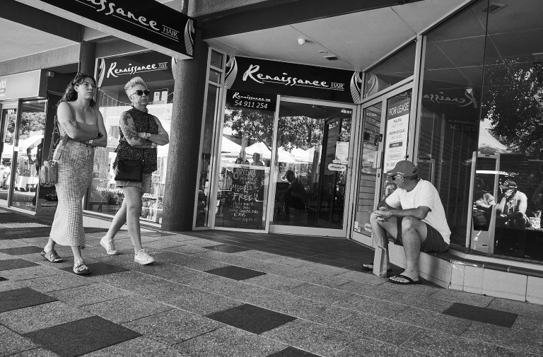 Street photo in Caloundra, Australia by Margaret Hamwood