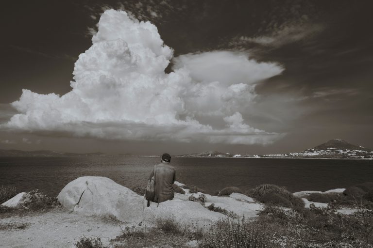 Street photo in Naxos, Greece by John Lanagan