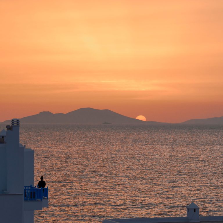Street photo in Amorgos, Greece by John Lanagan